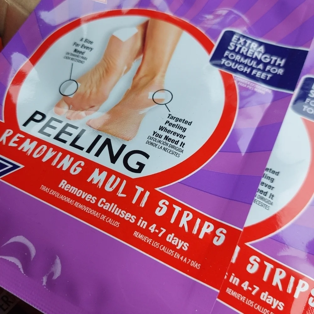 Set Of 4 ONYX FOOT Callus Removing  Strips 8 = 32 Extra Strength